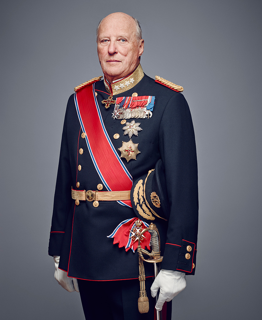 Majestehta Gonagas Harald. Govva: Jørgen Gomnæs / Gonagaslaš hoavva